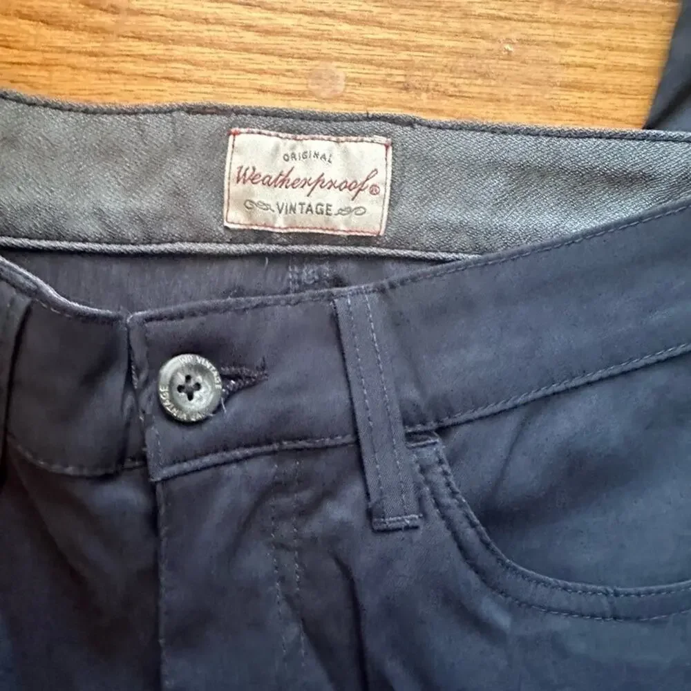 Original Weatherproof Men’s Black Straight Fit Pants 32x30